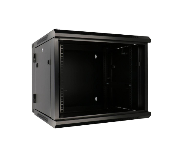 ExtraLink Wisząca 19" 9U 600x600mm dwusekcyjna (czarna) - 489357 - zdjęcie 8
